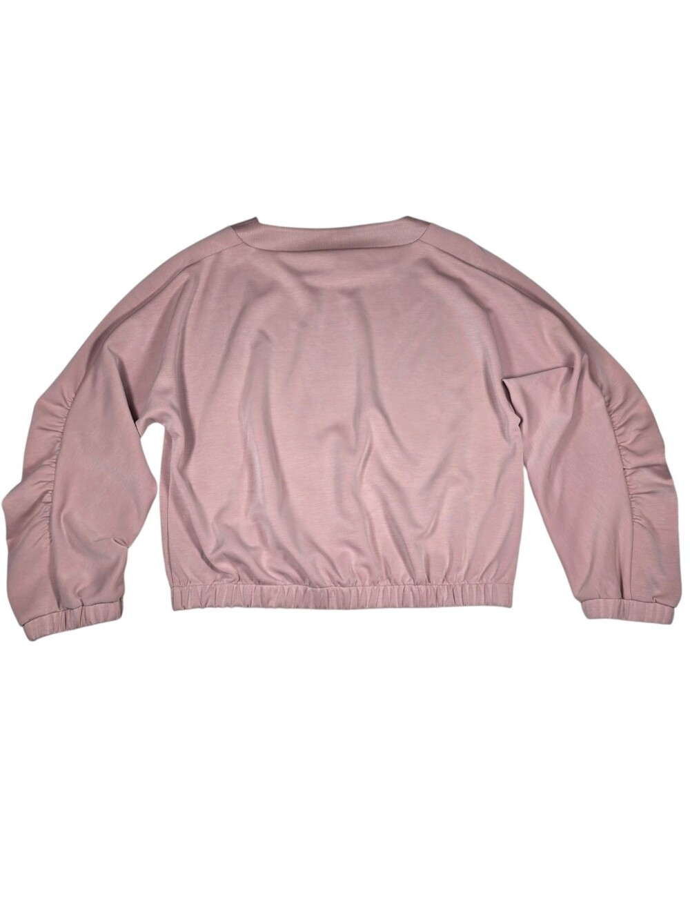 Evereve Women's Mariana Sleek Blush Pink Pullover Crewneck Sweatshirt, Size Med - Picture 5 of 10